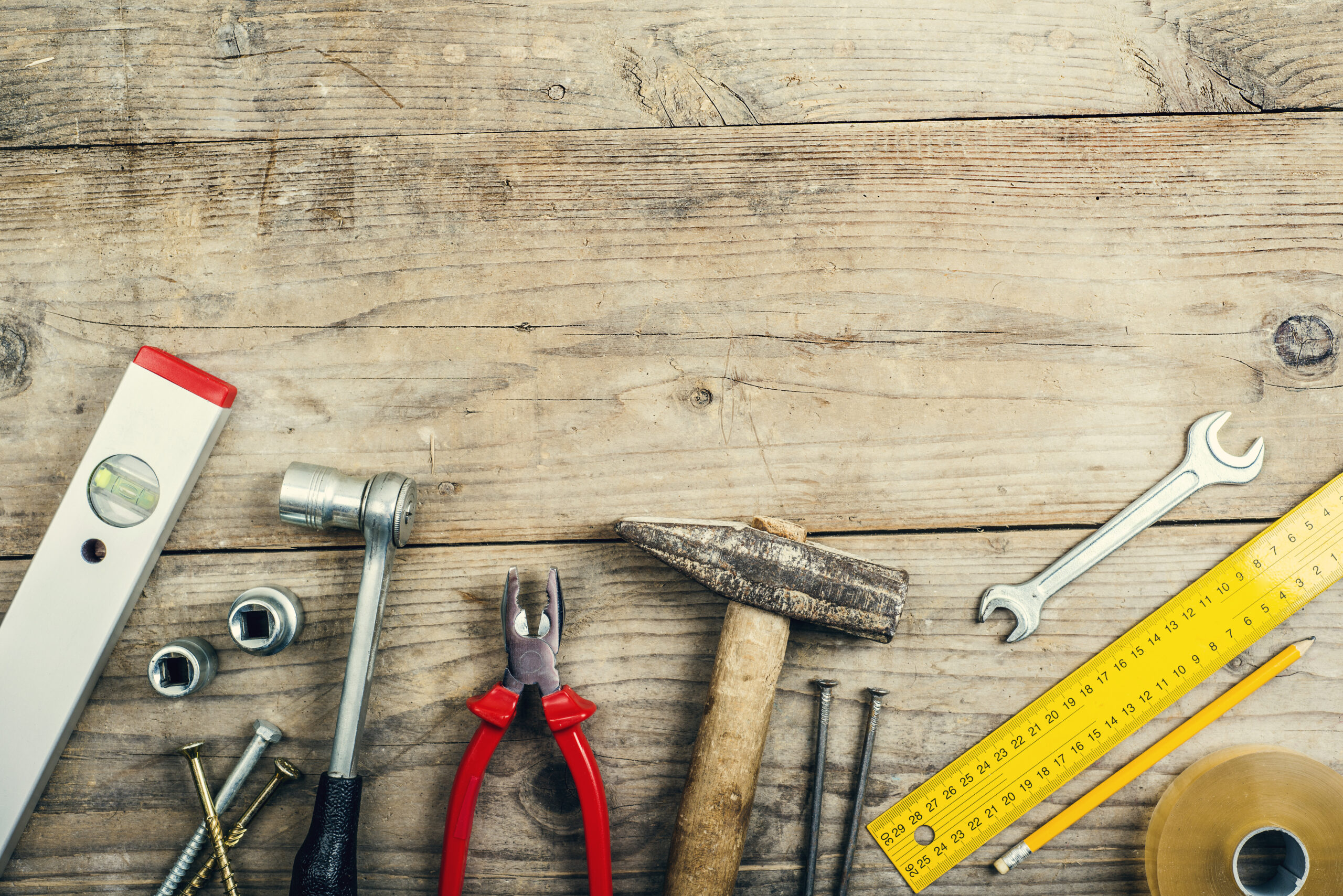 Mix of work tools